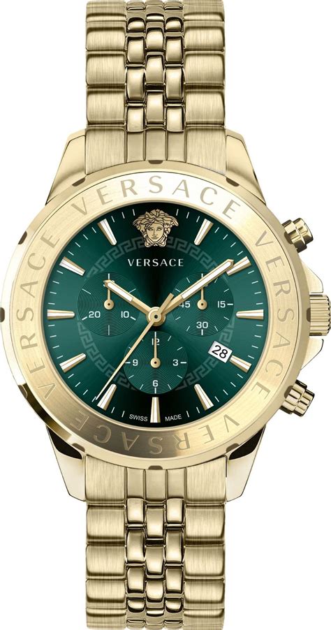 versace watch gold.